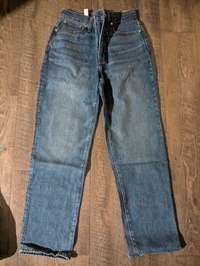 Madewell The Perfect Vintage Straight Jean in Mayfield Wash